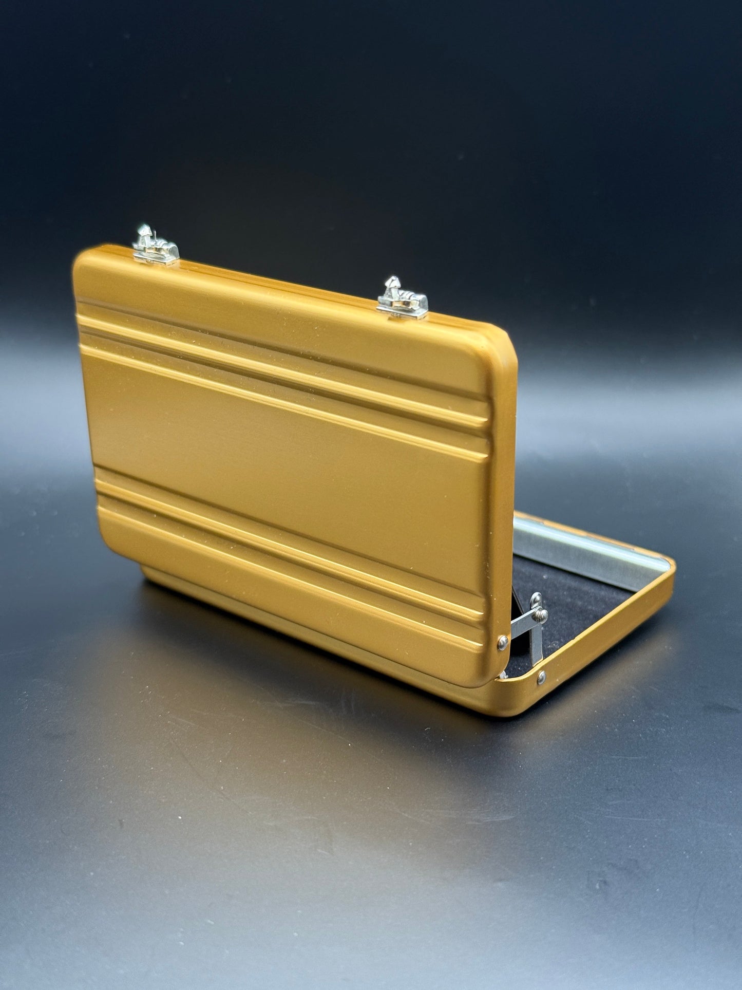 Mini Briefcase Aluminum Wallet