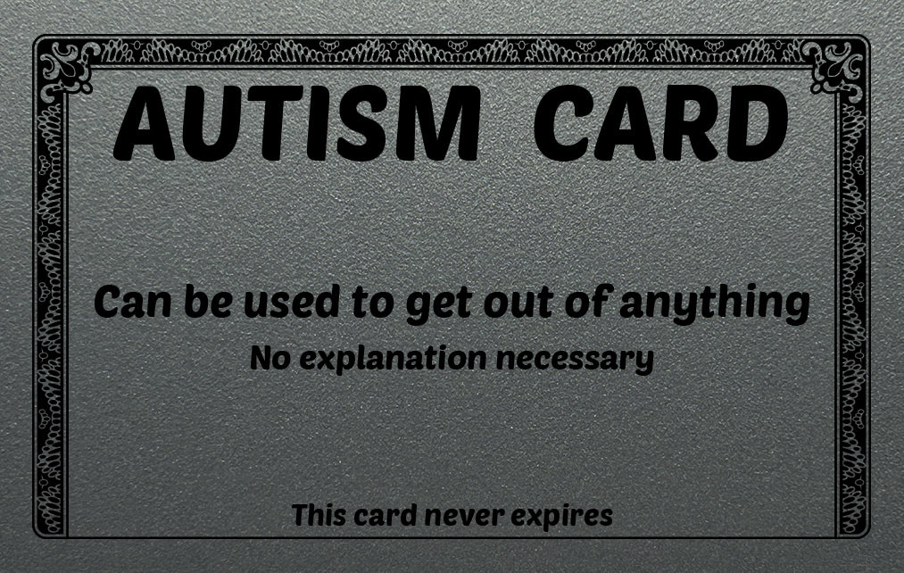 Autism Card