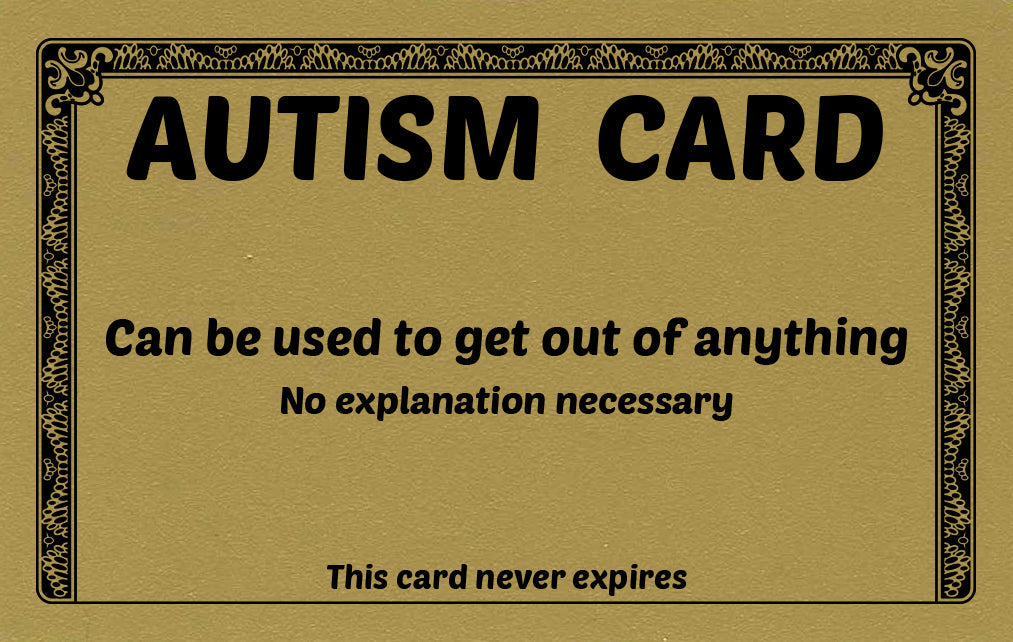 Golden Autism Card
